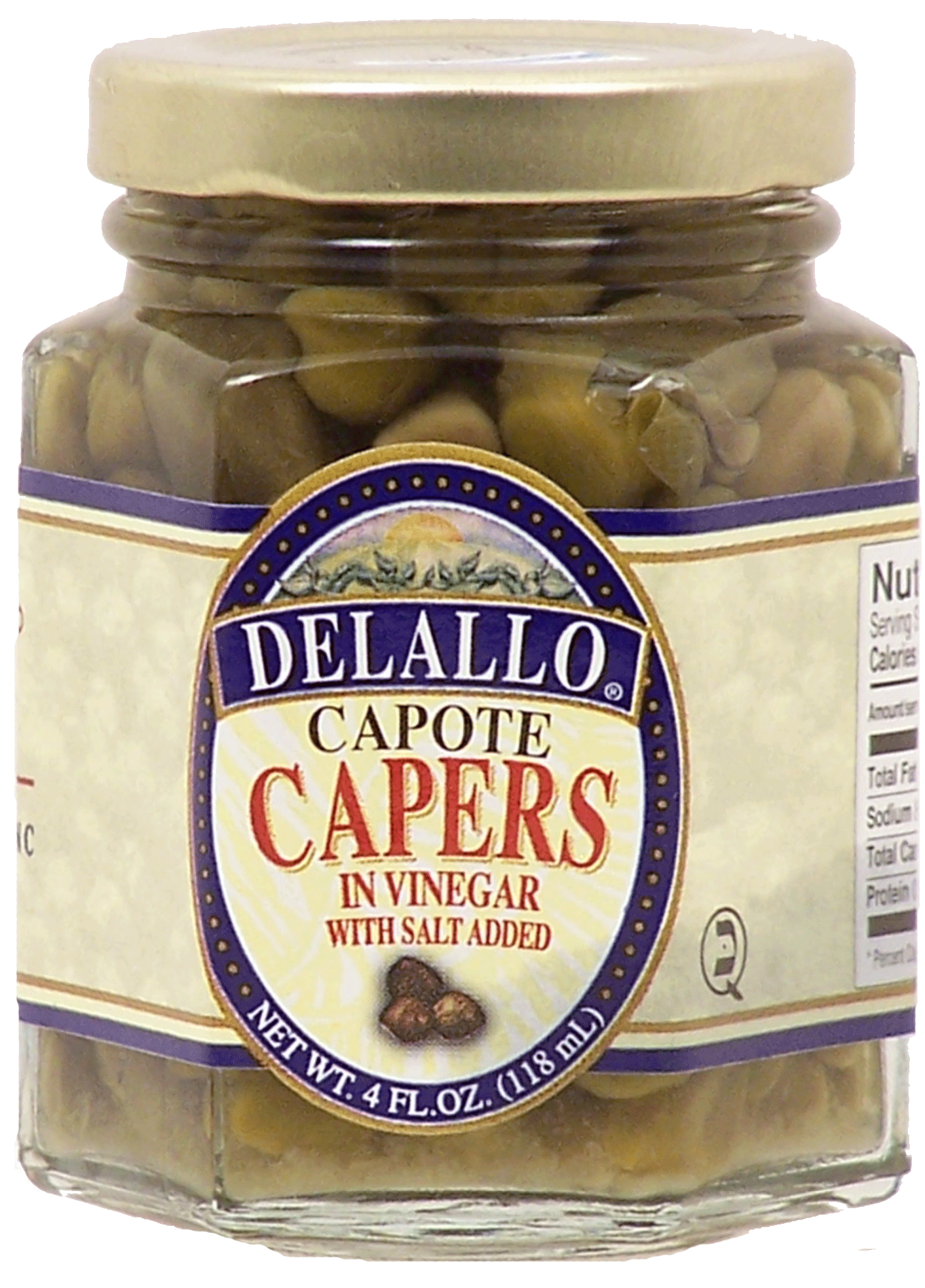 Delallo&nbsp;&nbsp;capote capers in vinegar with salt added Full-Size Picture